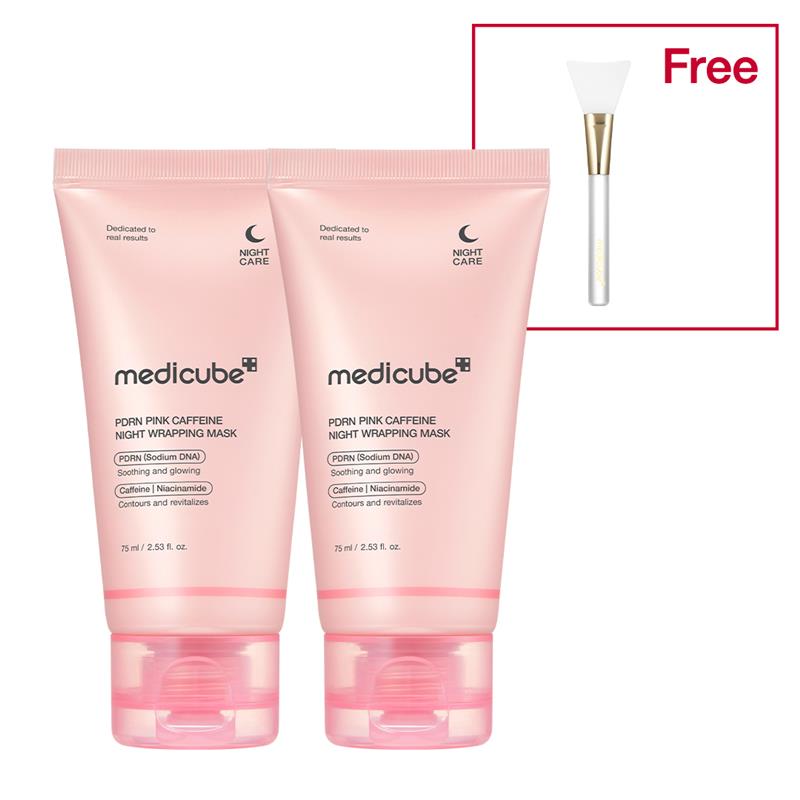 Medicube PDRN Pink Caffeine Overnight Wrapping Mask