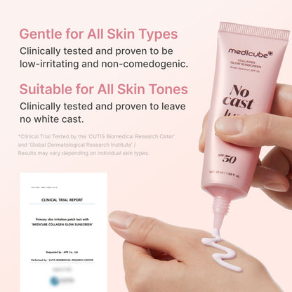 Medicube No Cast Just Glow Collagen Sunscreen