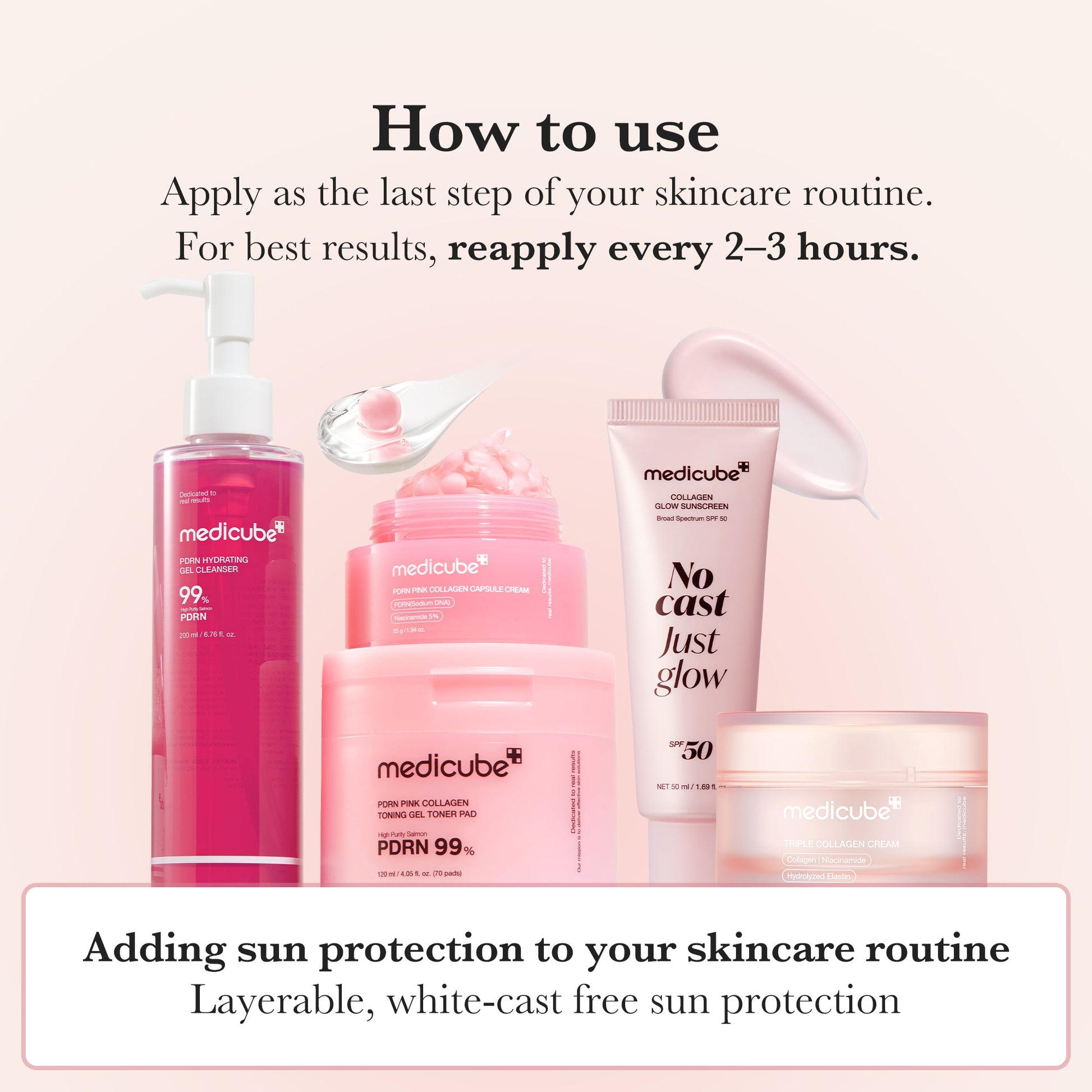 Medicube No Cast Just Glow Collagen Sunscreen