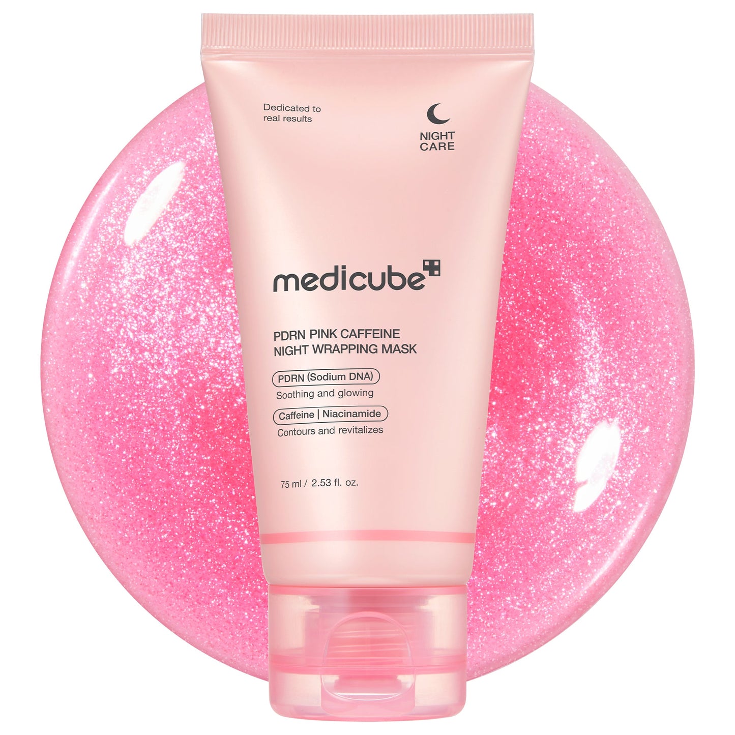 Medicube [Subscr.] PDRN Pink Caffeine Overnight Wrapping Mask