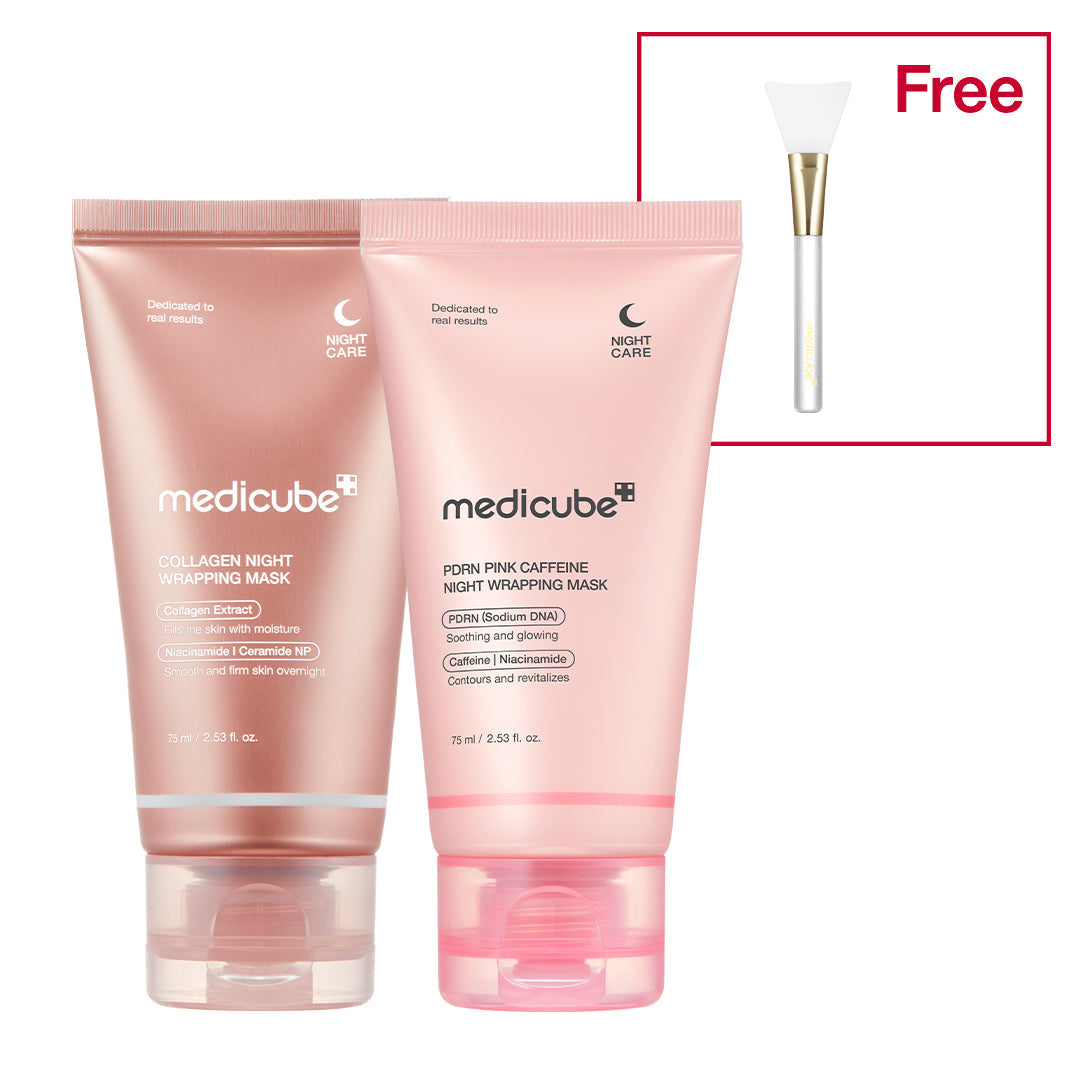 Medicube [Subscr.] PDRN Pink Caffeine Overnight Wrapping Mask