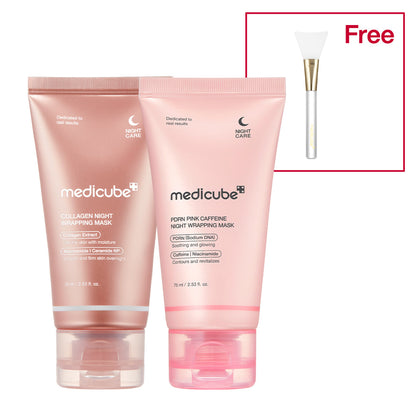 Medicube [Subscr.] PDRN Pink Caffeine Overnight Wrapping Mask