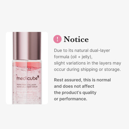 Medicube PDRN Pink Collagen Glow Jelly Mist Serum