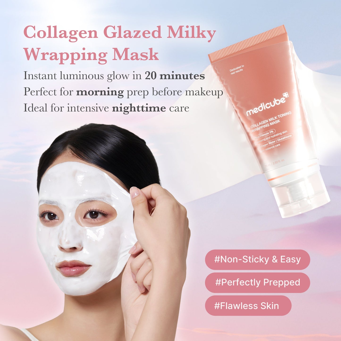 Medicube [Subscr.] Collagen Milky Glow Daytime Wrapping Mask