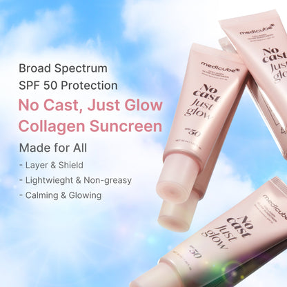 Medicube [Subscr.] No Cast Just Glow Collagen Sunscreen