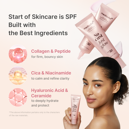 Medicube [Subscr.] No Cast Just Glow Collagen Sunscreen