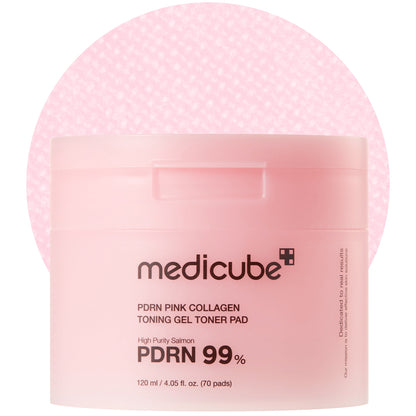 Medicube [Subscr.] PDRN Pink Collagen Gel Toner Pad