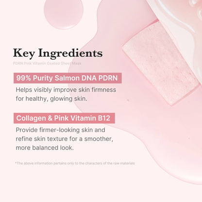 Medicube [Subscr.] PDRN Pink Vita Coating Sheet Mask
