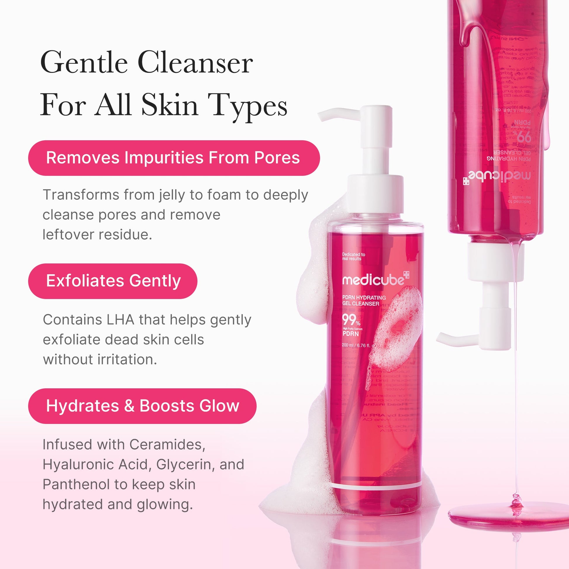 Medicube [Subscr.] PDRN Pink Gel Cleanser
