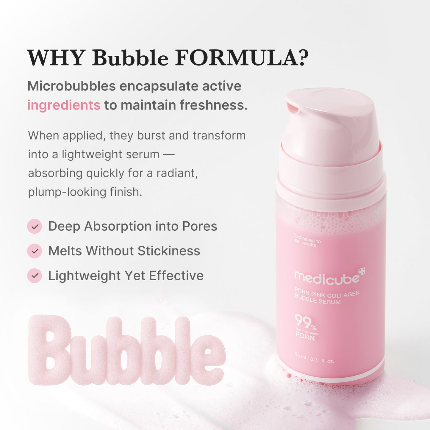 Medicube [Subscr.] PDRN Pink Collagen Bubble Serum