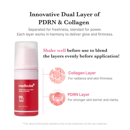 Medicube [Subscr.] PDRN Pink Collagen Bubble Serum