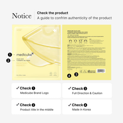 Medicube [Subscr.] Kojic Acid Turmeric Gold Jelly Gel Mask