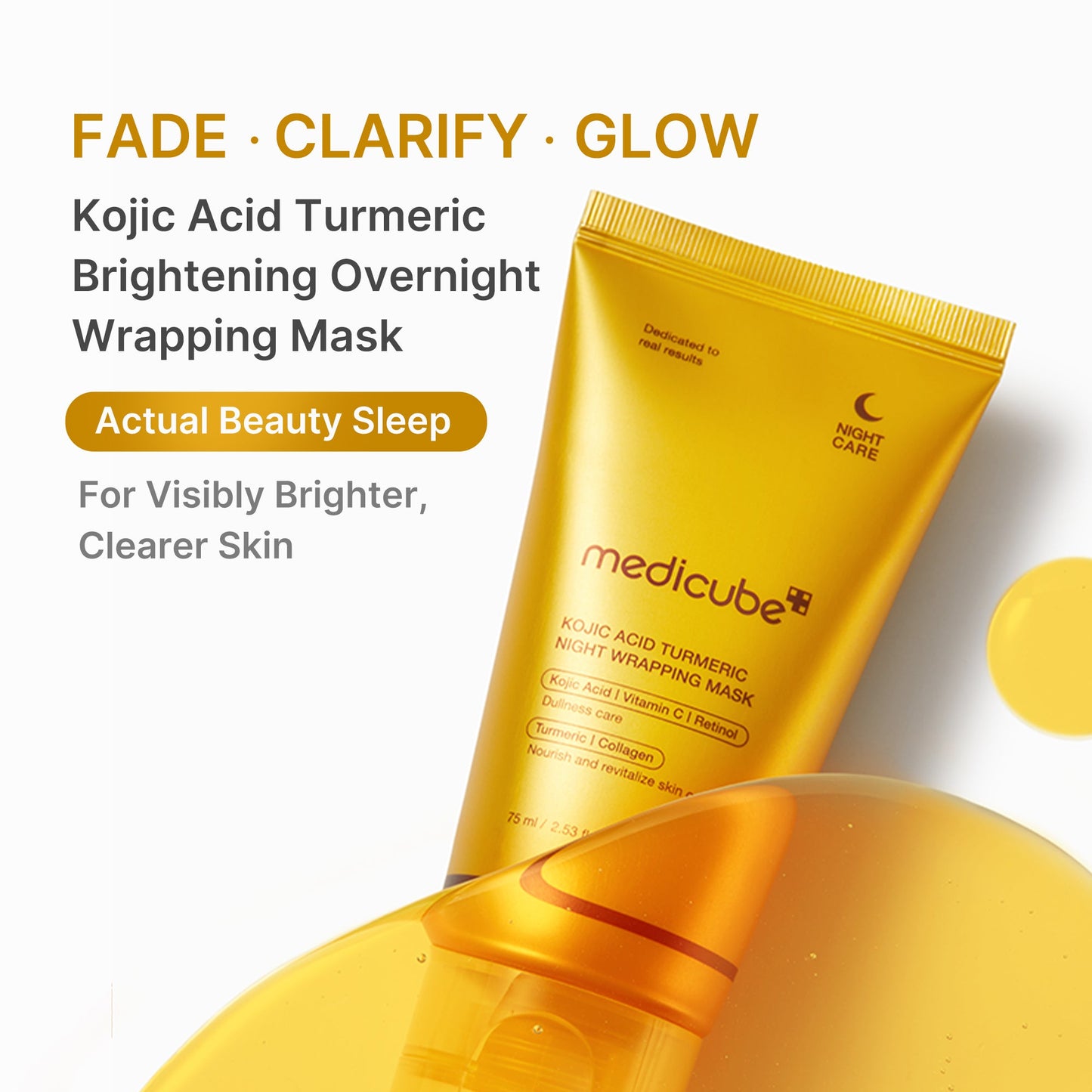 Medicube [Subscr.] Kojic Acid Turmeric Overnight Wrapping Mask