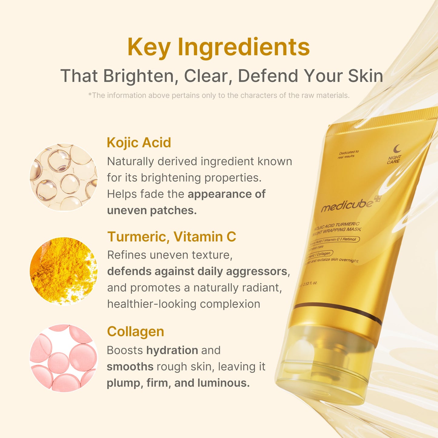 Medicube [Subscr.] Kojic Acid Turmeric Overnight Wrapping Mask