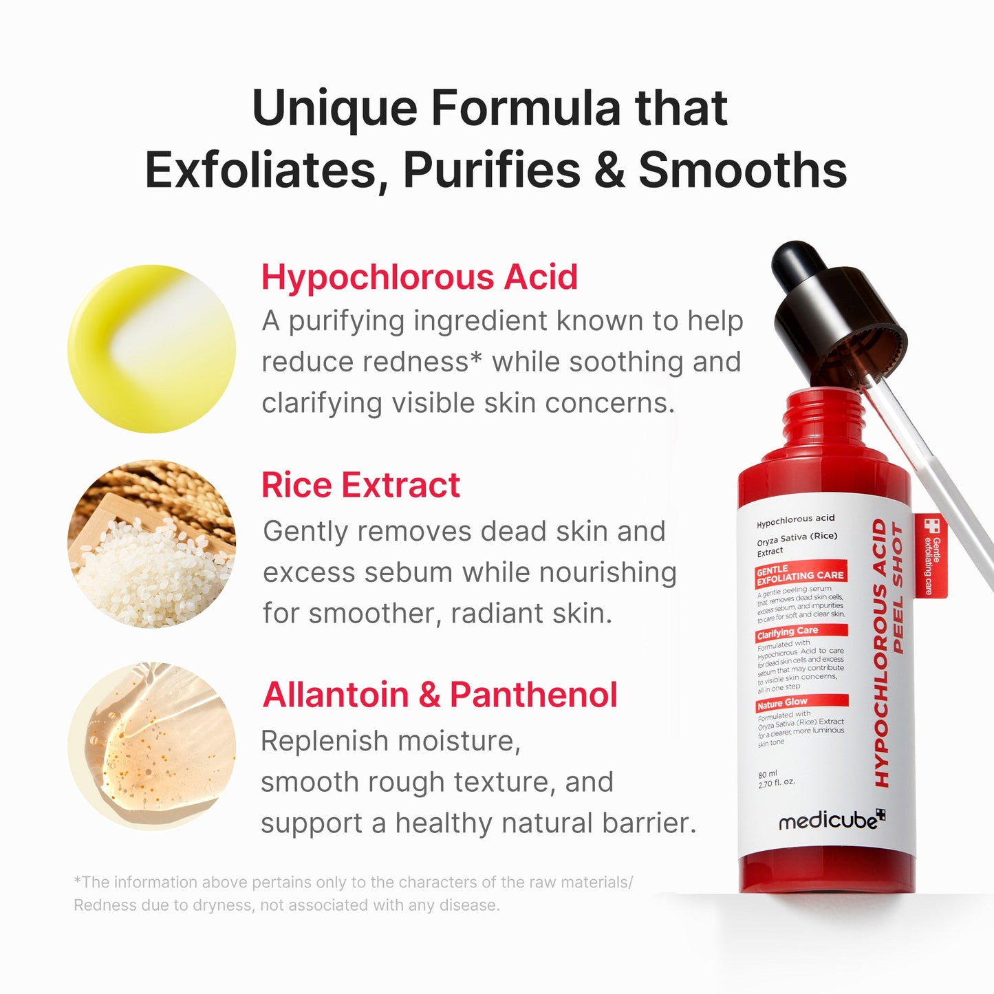 Medicube Hypochlorous Acid Rice Peel Shot
