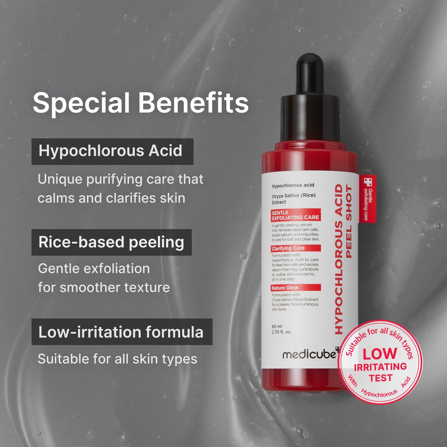 Medicube Hypochlorous Acid Rice Peel Shot