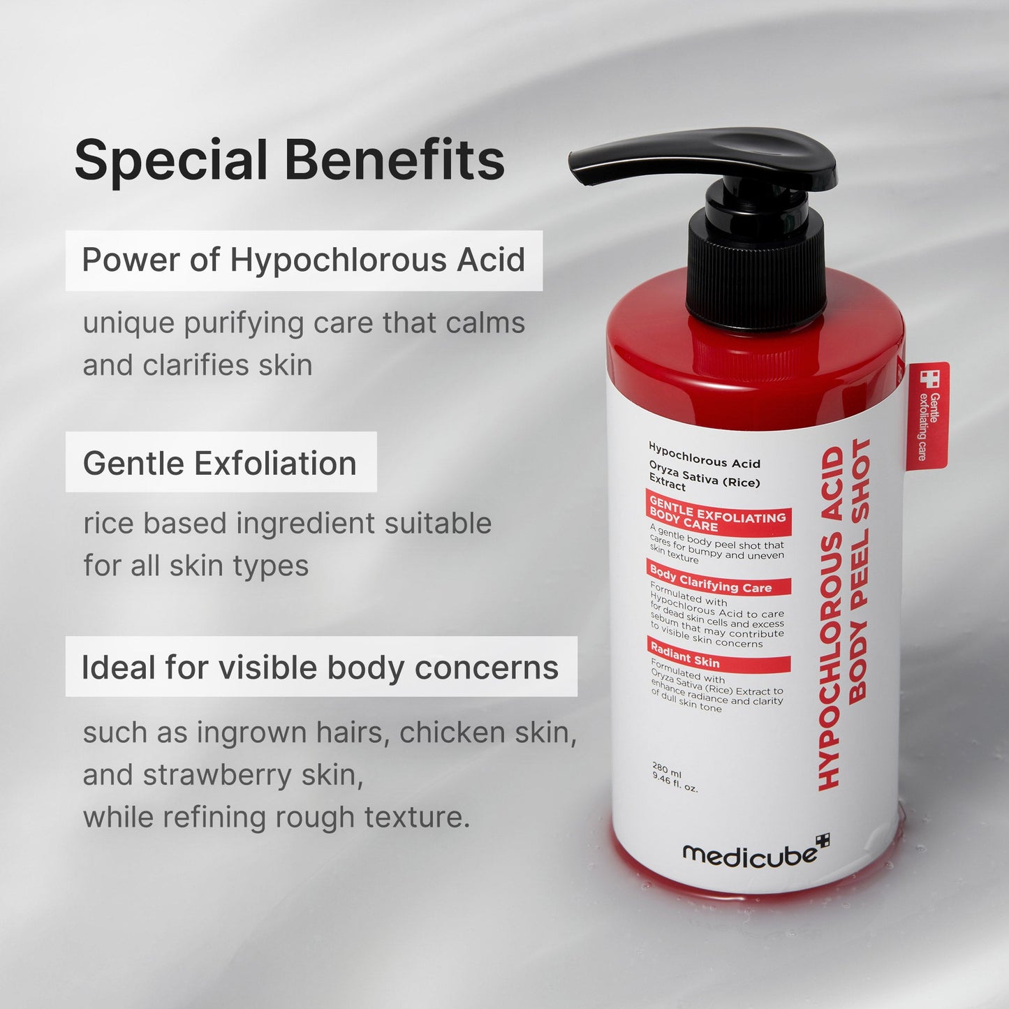 Medicube Hypochlorous Acid Rice Body Peel Shot