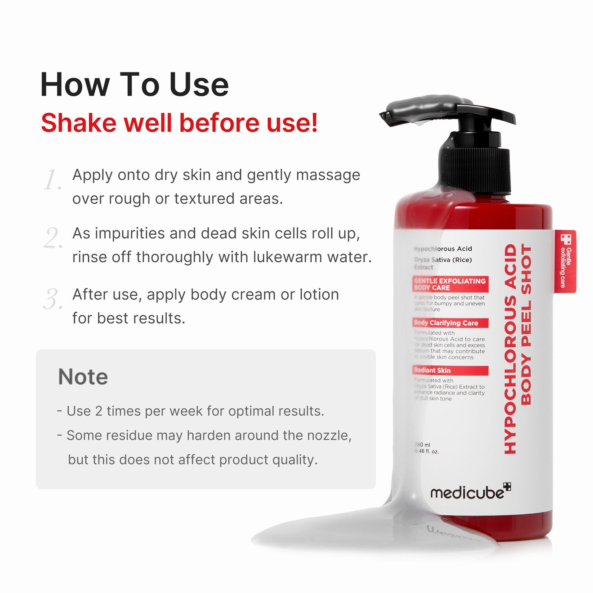 Medicube Hypochlorous Acid Rice Body Peel Shot
