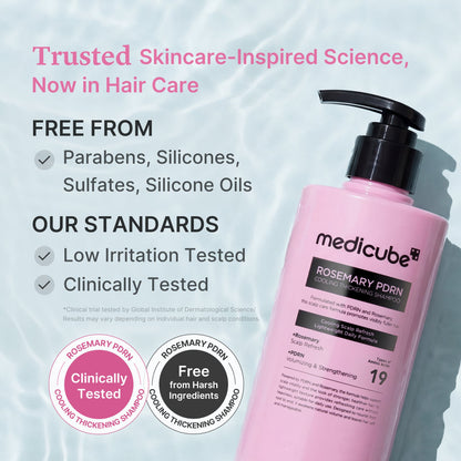 Medicube Rosemary PDRN Cooling Thickening Shampoo