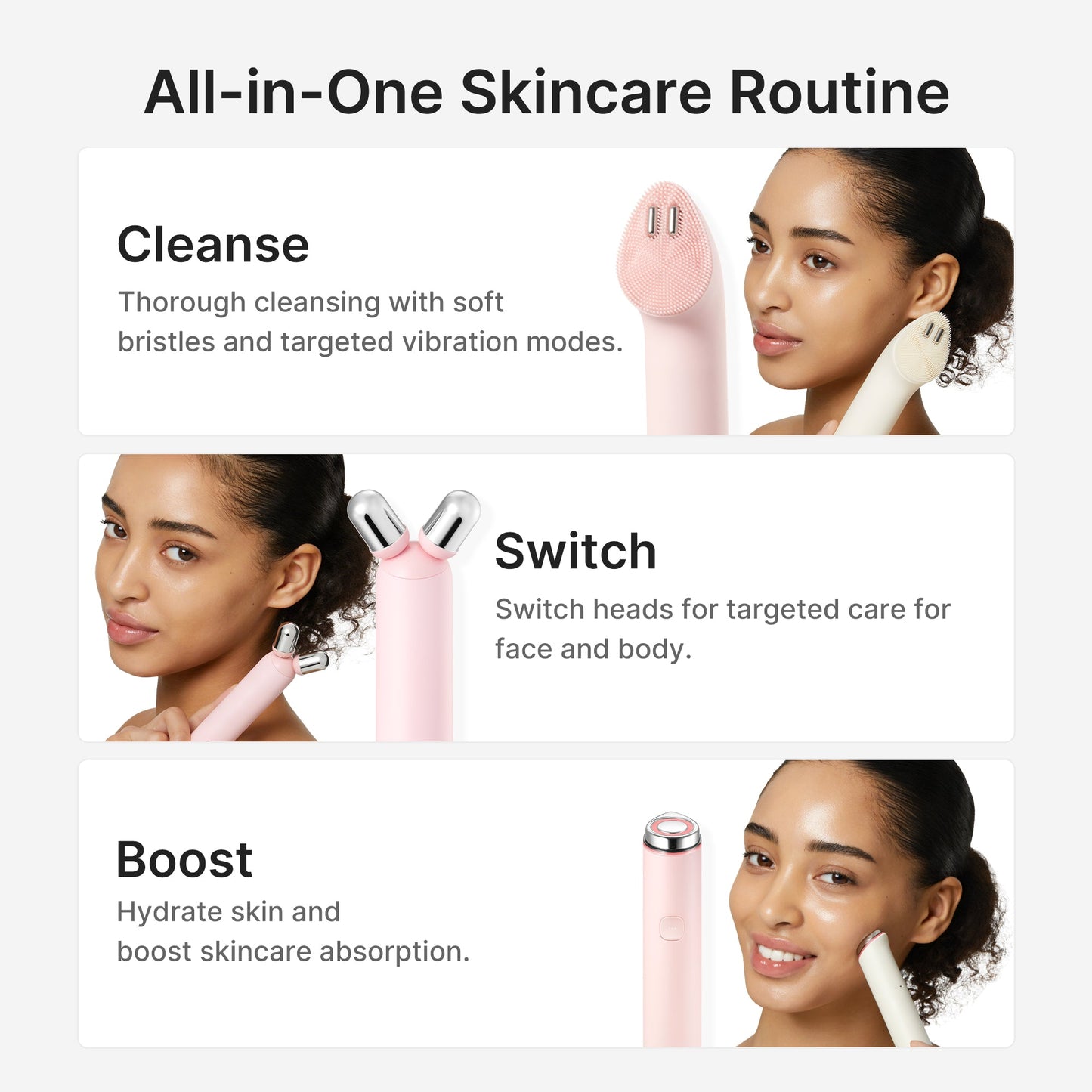 Medicube medicube Mini Booster Pro Plus | 3-in-1 Korean Facial Device