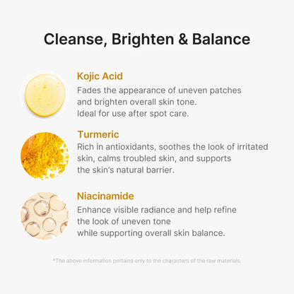 Medicube Kojic Acid Turmeric Vita Capsule Foam Cleanser