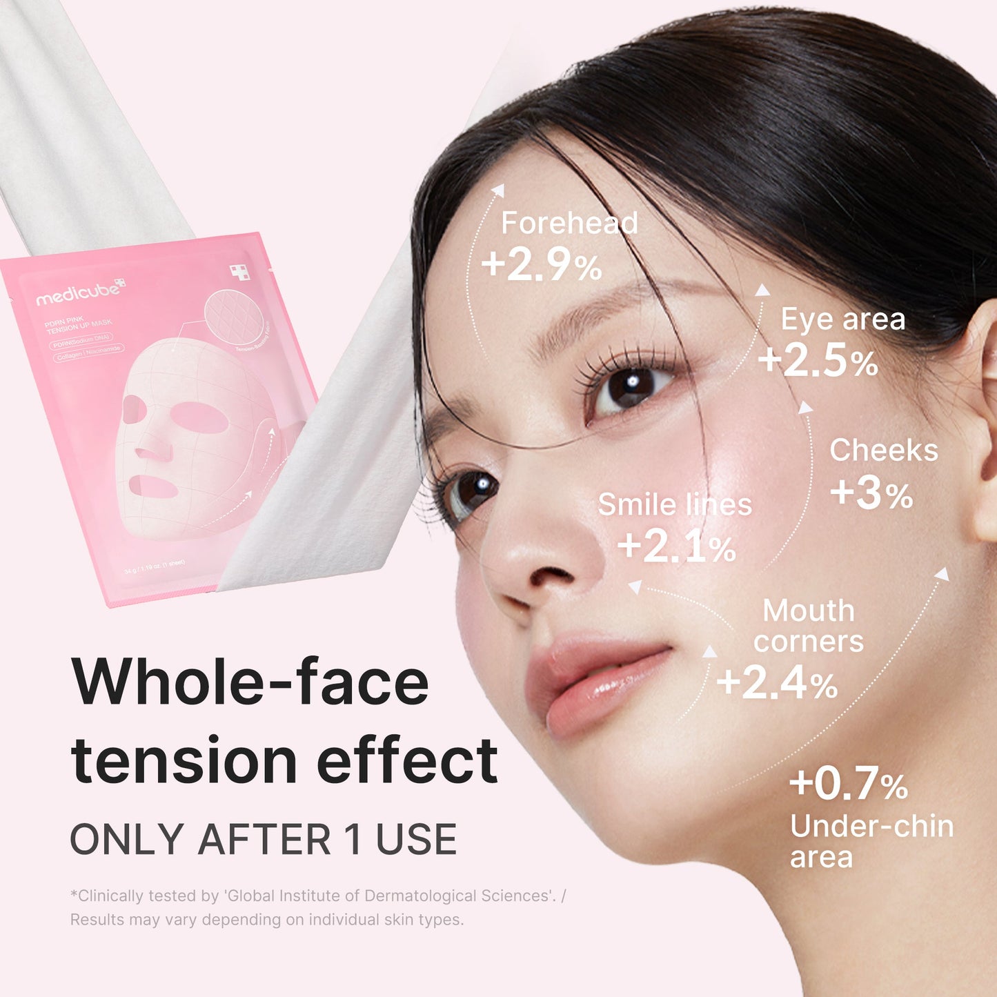 Medicube PDRN Pink Tension Up Mask