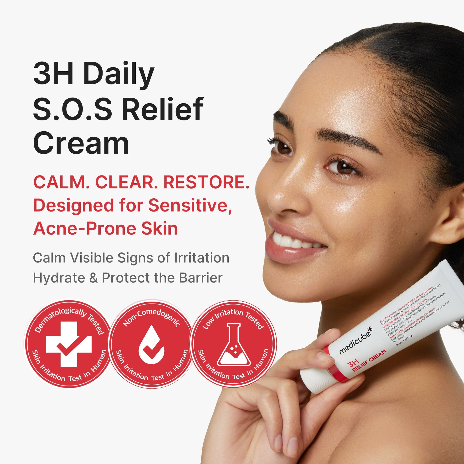 Medicube medicube 3H Daily Relief Cream | Daily Soothing Moisturizer for All